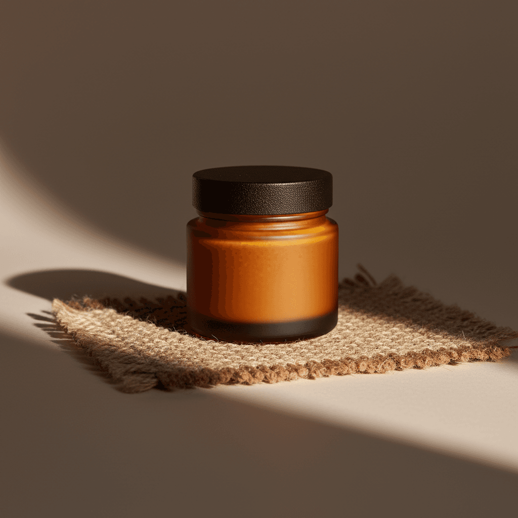 Premium Nimba Naturals product in dramatic studio lighting